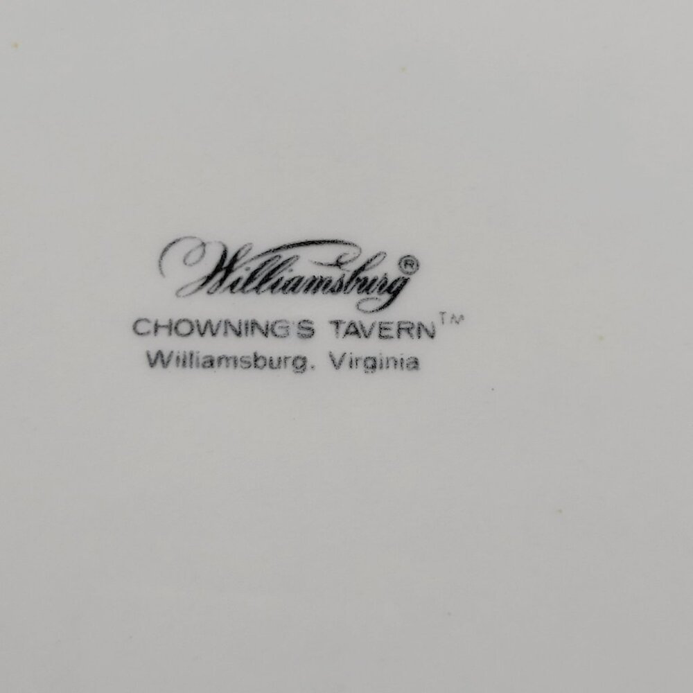 Vintage Homer Laughlin Chownings Tavern Dinner Plate Peacock Restaurant Ware USA - Picture 9 of 12